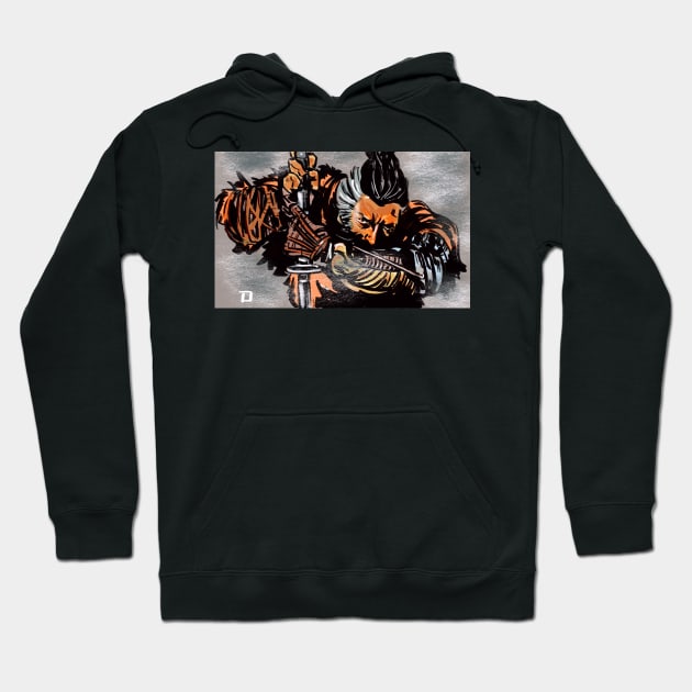 shadows die twice Hoodie by Art of EL Topo 